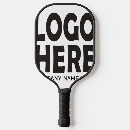 Moderne, zwarte, aangepaste logo pickleball paddle (Achterkant)