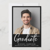 Moderne zwarte Afstuderen van het Manuscript van d Aankondiging (Voorkant)