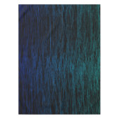 Moderne Zwarte Blauwe Teal Donkere Abstracte Textu Tafelkleed (Voorkant)