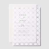 Moderne Zwarte Boho Vellum Uitnodiging (Offset (Uitnodiging))