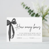 Moderne zwarte boog raad eens hoeveel bogen douche kaart (Staand voorkant)