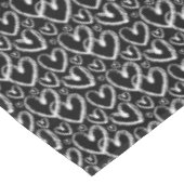 Moderne, zwarte borstelkleur wit patroon tafelkleed (Gekanteld)