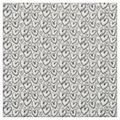 Moderne, zwarte borstelpatroon stof (Swatch)