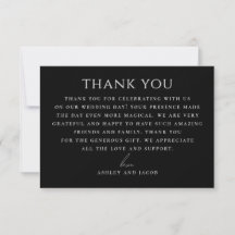 Moderne Zwarte Bruiloft | Elegante Formele Typogra