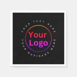 Moderne zwarte Business Logo partij Servet