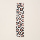 Moderne zwarte Chic-Roos Gold Foil Leopard-printer Sjaal<br><div class="desc">Deze moderne en chic safari print is perfect voor de trendy en stijlvolle fashionista. Het is voorzien van faux bedrukt roos goud en zwarte folieblad waarop dieren op een eenvoudige witte achtergrond zijn gedrukt. Het is elegant, stijlvol en trendy. ***BELANGRIJKE NOTA VAN HET ONTWERP: Voor om het even welk verzoek...</div>