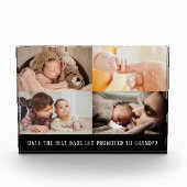 Moderne zwarte collage voor opa fotoblok (Voorkant)