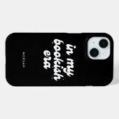 Moderne Zwarte Custom In Mijn Boekerige Tijdperk Case-Mate iPhone Case (Achterkant (horizontaal))