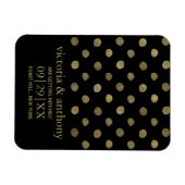 Moderne zwarte en goudkleurige pols besparen de da magneet (Horizontaal)