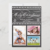  moderne zwarte en rode kleurenkaart (Voorkant)