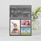  moderne zwarte en rode kleurenkaart (Staand voorkant)