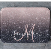 Moderne zwarte en roze glitter Sparkles Badmat