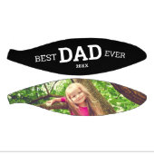 Moderne zwarte en witte beste vader ooit foto basketbal (Panelen)