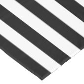 Moderne zwarte en witte brede tablet tafelkleed (Gekanteld)