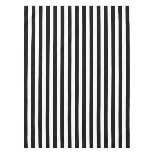 Moderne zwarte en witte brede tablet tafelkleed (Voorkant)