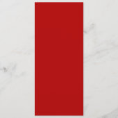 Moderne Zwarte en Witte Bruiloft Menu (Achterkant)