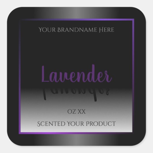 Moderne zwarte en witte etiketten van producten Pa (Voorkant)