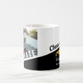 Moderne, zwarte en witte foto koffiemok (Center)