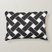 Moderne zwarte en witte geometrische weerkaatpatro