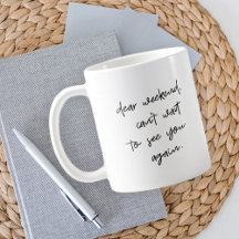Moderne Zwarte en Witte Grappige Letter
