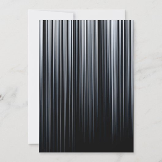 Moderne zwarte en witte Mannen 18e verjaardag Kaart (Achterkant)