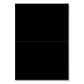 Moderne Zwarte En Witte Minimale Bladeren Plaatska Kaart (Achterkant)