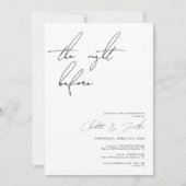 Moderne zwarte en witte repetitie kaart (Voorkant)