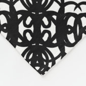 Moderne zwarte en witte stijlvolle Tao Fleece Blan (Hoek)