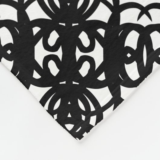 Moderne zwarte en witte stijlvolle Tao Fleece Blan (Hoek)