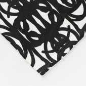 Moderne zwarte en witte stijlvolle Tao Fleece Blan (Hoek)