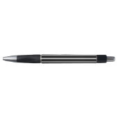 Moderne zwarte en witte streep pen (Voorkant)