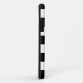 Moderne zwarte en witte striped Patroon (standaard Case-Mate iPhone Case (Achterkant/rechts)