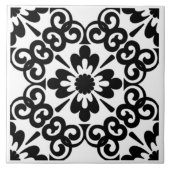 MODERNE ZWARTE EN WITTE TIL TEGELTJE (Voorkant)