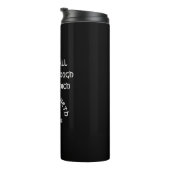 Moderne zwarte Filippijnen - Bijbelcitaat 4:13 Thermosbeker (Geroteerd rechts)