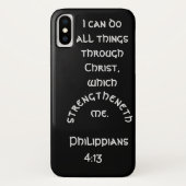 Moderne zwarte Filippijnen - Bijbelversie 4:13 Case-Mate iPhone Case (Achterkant)