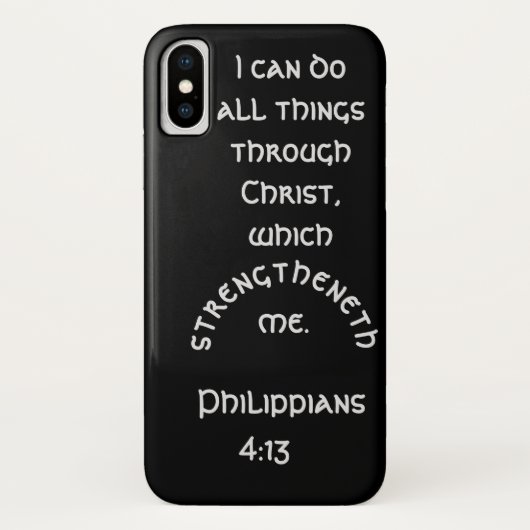 Moderne zwarte Filippijnen - Bijbelversie 4:13 Case-Mate iPhone Case (Achterkant)