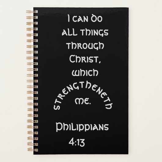 Moderne zwarte Filippijnen - Manuscript 4:13 Verse Planner (Voorkant)