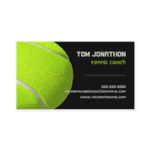 Moderne zwarte fluorescerende gele tennisbal coach