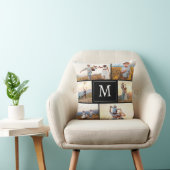 Moderne Zwarte Foto Kussen (Stoel)