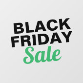 Moderne zwarte friday-verkoop winkel grote venster raamsticker (Vel)