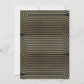 Moderne zwarte geometrische multi-fotobootafstuder (Achterkant)