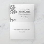 Moderne ZWARTE GESCHIEDENIS MAAND Aangepaste foto  Feestdagen Kaart (Binnen)