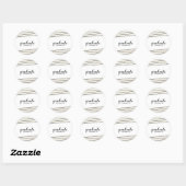Moderne zwarte & gouden Afstuderen aangepaste stic Ronde Sticker (Vel)
