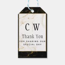 Moderne Zwarte Gouden Glitter Bruiloft