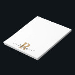 Moderne zwarte gouden monogram Handtekening Manusc Notitieblok<br><div class="desc">Moderne, stijlvolle notitieblokken, gepersonaliseerd met een monogram of initialen in goud en een naam in een elegant, chic handgeschreven script in het zwart. VERANDERINGEN: Verander de stijl, de kleur, de grootte en de plaatsing van de tekstdoopvont voor een douane kijken door op DOUANE VERDER bij de bodem van de PERSONALIZE...</div>