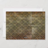 Moderne zwarte goudglitter elegant-scriptfoto feestdagenkaart (Achterkant)