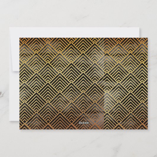 Moderne zwarte goudglitter elegant-scriptfoto feestdagenkaart (Achterkant)