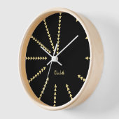 Moderne zwarte goudnaam Startruimte Kantoor Decor  (Hoek)