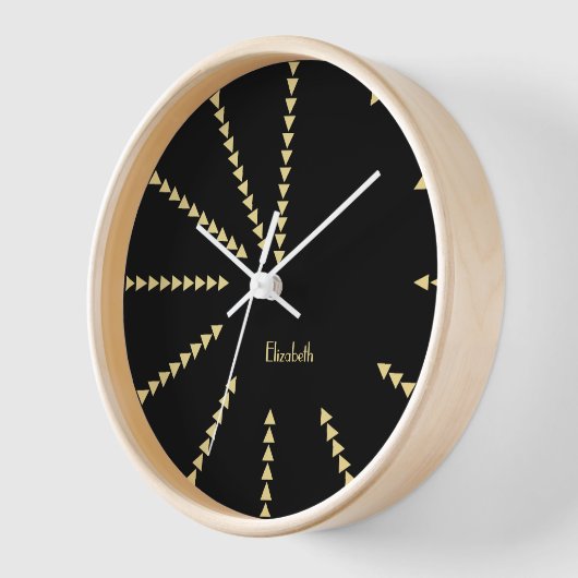 Moderne zwarte goudnaam Startruimte Kantoor Decor (Hoek)