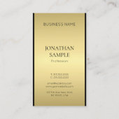 Moderne zwarte goudprocessor, beste visitekaartje (Achterkant)